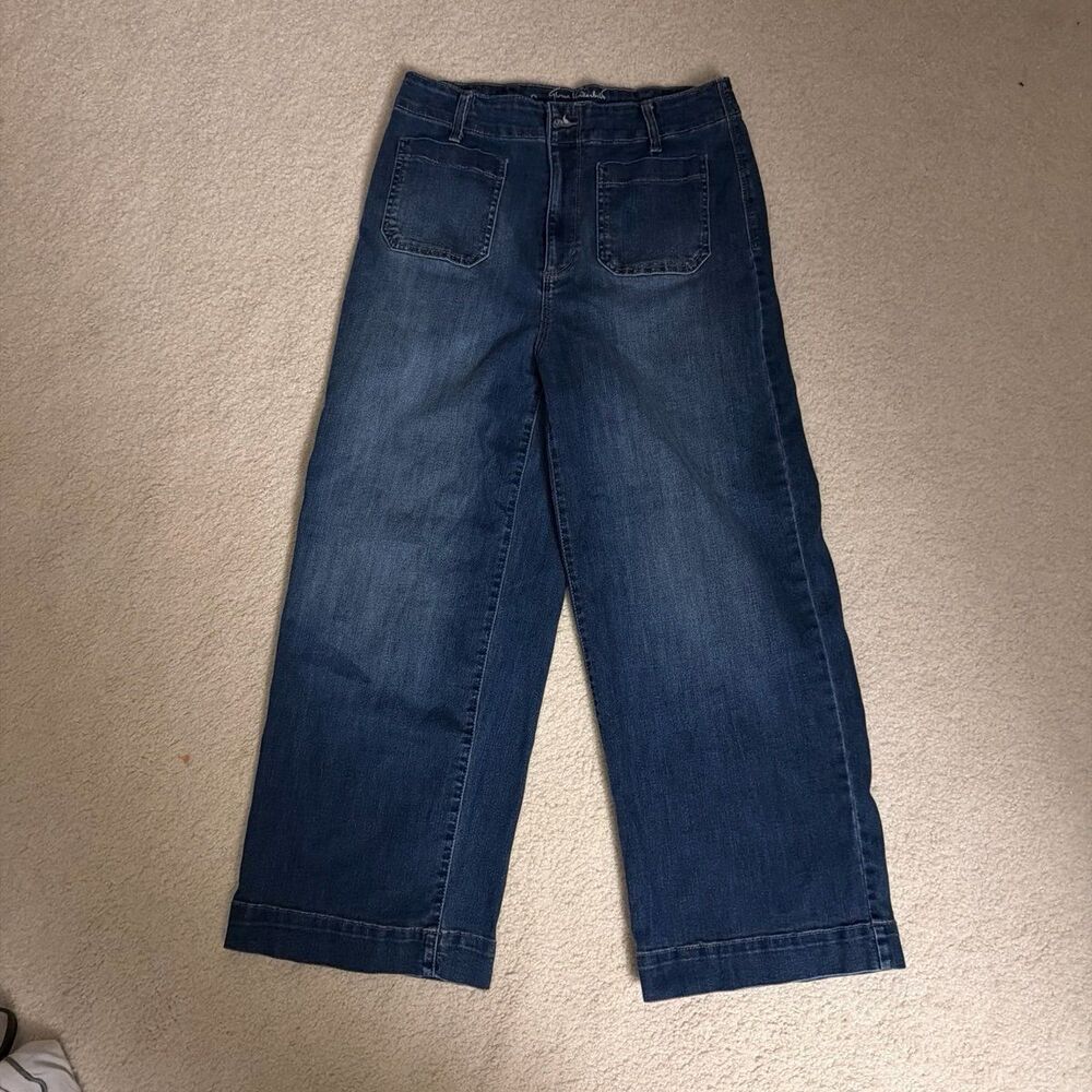 Gloria Vanderbelt Wide legm ankel jeans